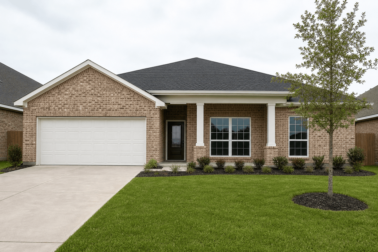 Same home by day with edge lighting off